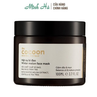 Mặt nạ bí đao Cocoon 100ml kiểm soát dầu, giảm mụn, làm thoáng lỗ chân lông