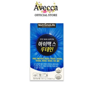 Viên Uống Bổ Mắt NutrioneLife EyeMax Lutein Giúp Tăng Cường Thị lực, Mắt Sáng Khỏe Hàn Quốc Hộp 30 Viên