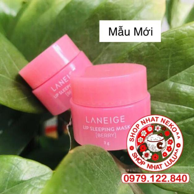 Hũ mặt nạ ngủ môi Laneige Lip Sleeping Mask mini 3g _shopnhatlulu