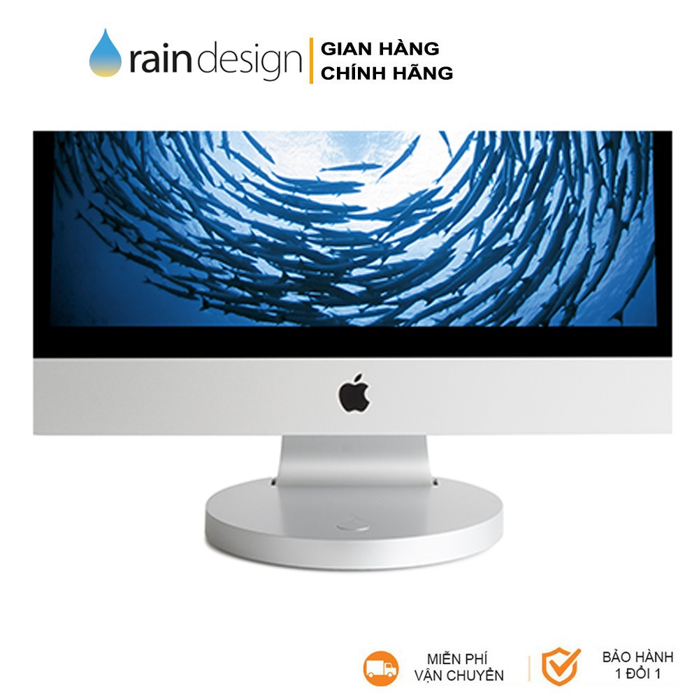 [Mã 2404EL10K giảm 10K đơn 20K] Đế Rain Design (USA) I360 TURNTABLE cho IMAC 20-23-24-27 inch - Hàng chính hãng