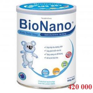Sữa bột bio nano kids gold step 900g