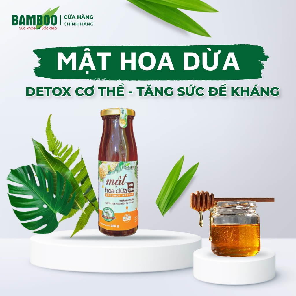 Mật hoa dừa Bamboo nguyên chất, ổn định đường huyết, tăng sức đề kháng