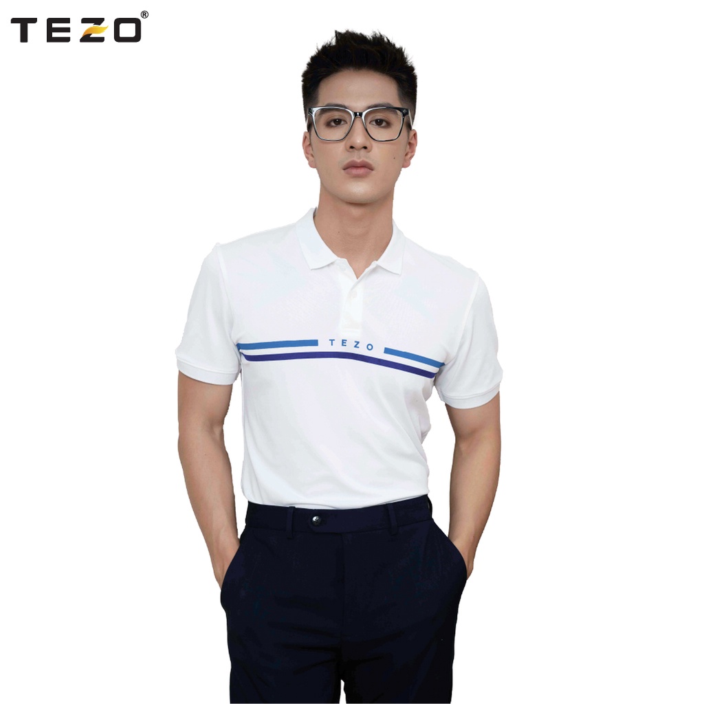 Áo polo nam Tezo, áo thun nam phối màu lịch sự trẻ trung năng động 2201APIT13