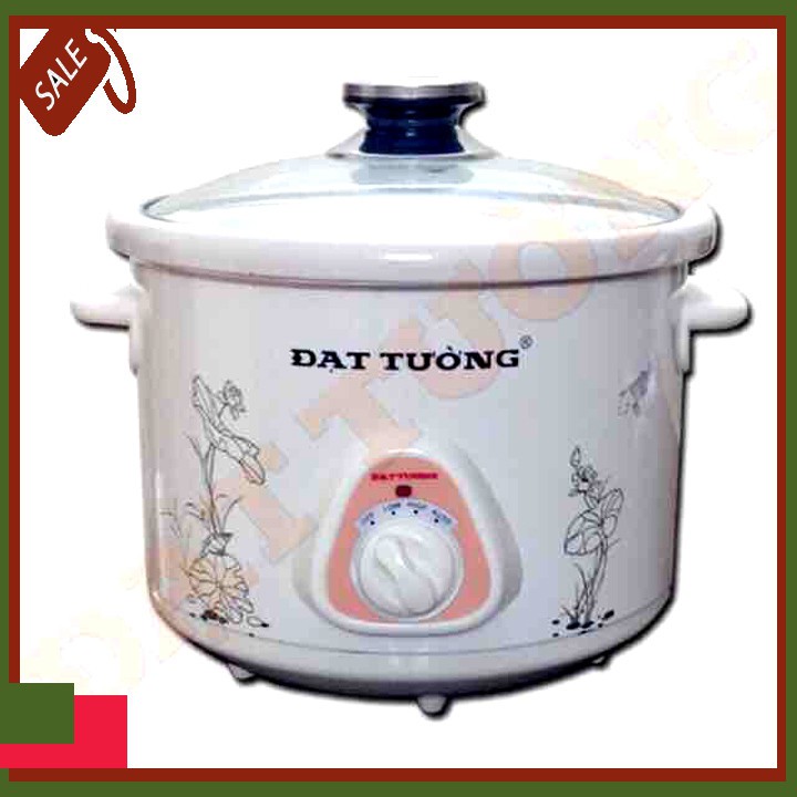 Nồi hầm chậm , Kho cá, nấu cháo đa năng Đạt Tường 1,5 lít