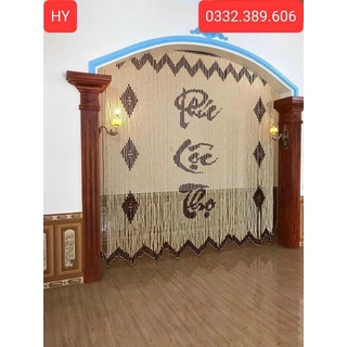 Mành hạt gỗ Bồ Đề! Rèm treo phòng thờ!!!(Đơn giá tính theo m2 - kích thước và mẫu mã làm theo yêu cầu).