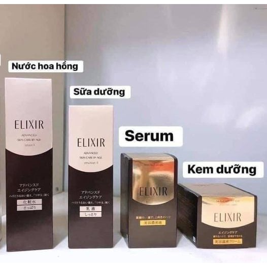 BỘ DƯỠNG HOÀN HẢO CHỐNG LÃO HÓA ELIXIR SHISEIDO
