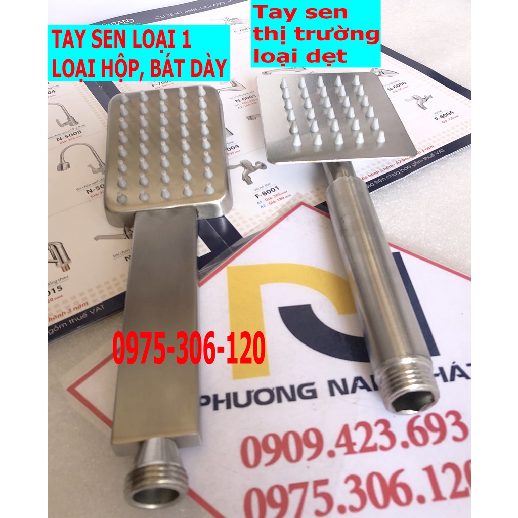 [LOẠI 1-ĐÚC DÀY] Bộ Sen Cây Tắm Đứng Nóng Lạnh INOX 304 N1005 NA.GRAND SEN VUÔNG A1 BAO XÀI BAO ĐỔI MỚI 1 NĂM