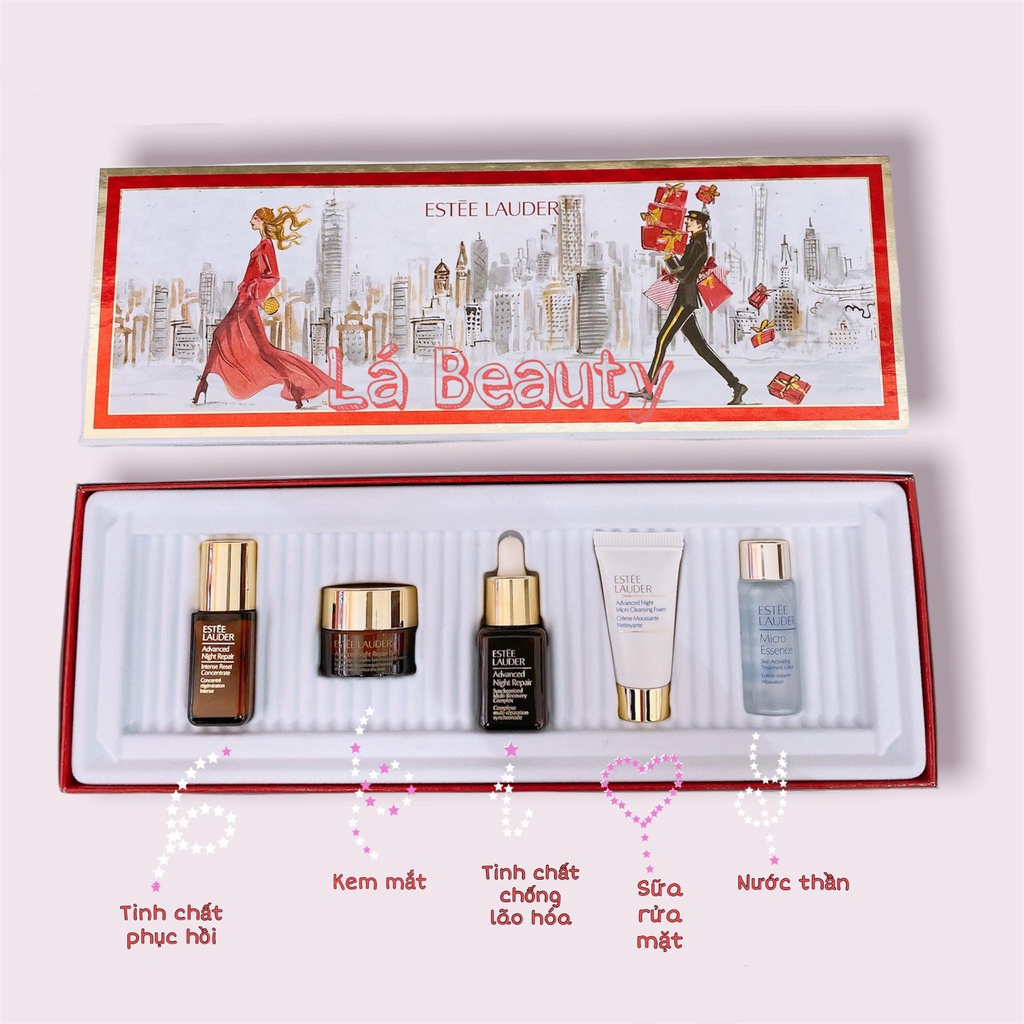 Set 5 món mini Estee Lauder chính hãng ảnh shop chụp