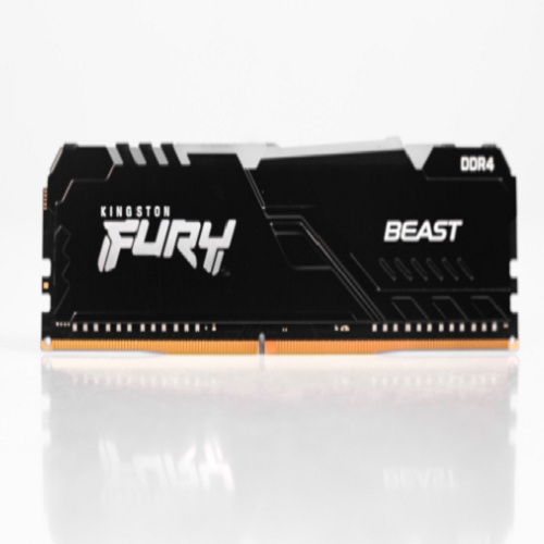 Ram Desktop Kingston Fury Beast RGB (KF436C17BBAK2/16) 16GB (2x8GB) DDR4 3600Mhz