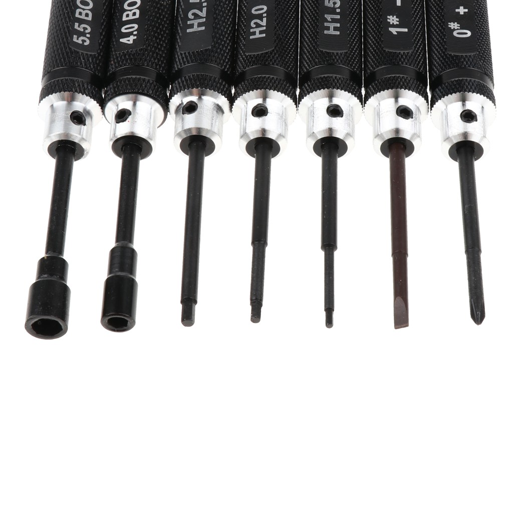 Bộ 7 Tua Vít Thép Sửa Chữa Mô Hình Máy Bay Điều Khiển Từ Xa