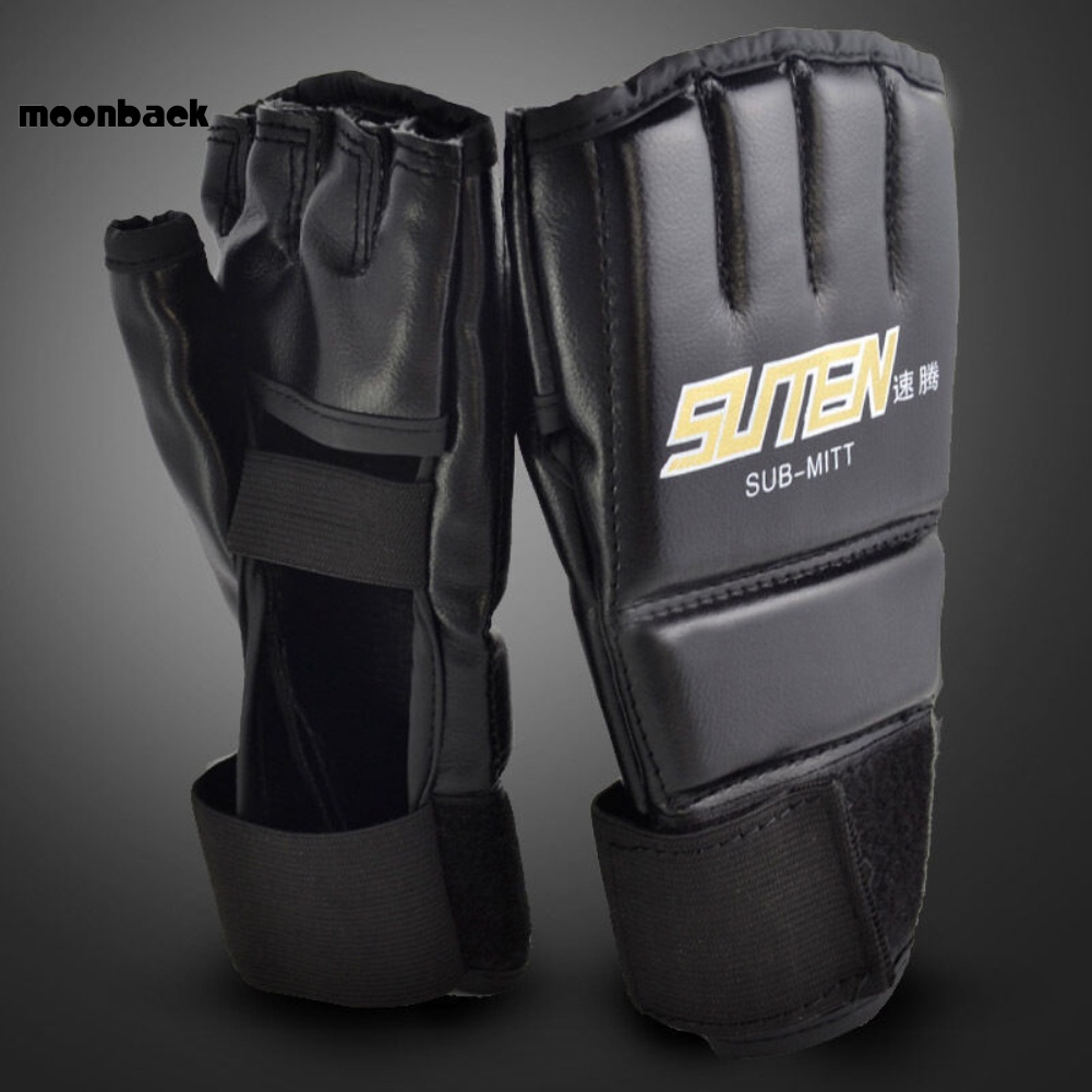 Đôi găng tay đấm bốc hở ngón thích hợp cho MMA Muay Thai