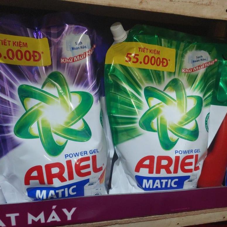 Nước Giặt Ariel Matic Túi 2L/ 2.3L