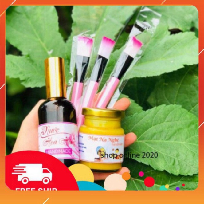 ( hotttt ) [ ] Combo 2 mặt nạ + nứoc hoả hồng ( ẢNH THẬT ) ( ảnh thật )