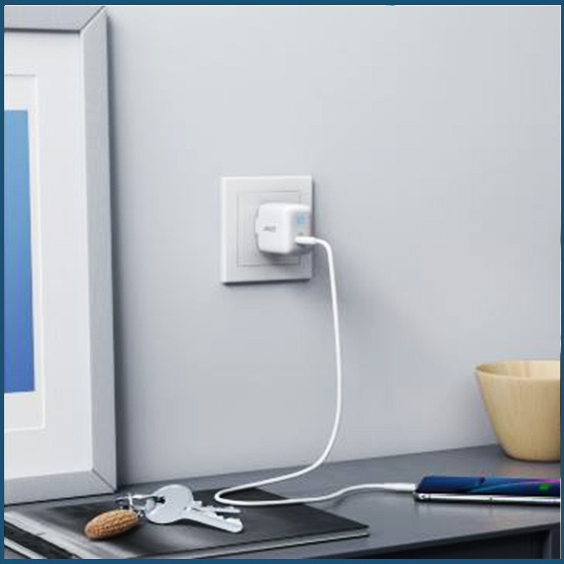 Cốc Sạc ANKER PowerPort PD 1 Cổng 18W Chính Hãng Cho Iphone /Ipad / Samsung / LG Sạc Siêu Nhanh, Nhỏ Gọn