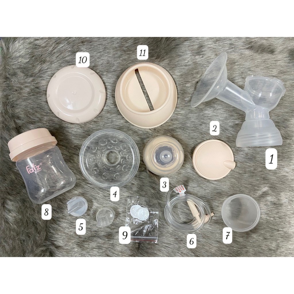 Bộ phụ kiện ( tách lẻ) thay thế máy hút sữa điện FatzBaby chính hãng
