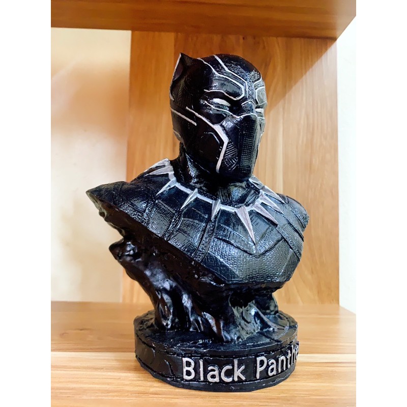 (Hàng có sẵn) Mô hình tượng bán thân Black Panther 18cm