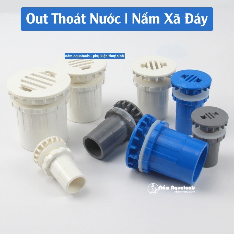 Nấm Hút Đáy F20 - Out Thoát Nước Xã Đáy Bể Cá | Phụ kiện thuỷ sinh Nấm Aquatools