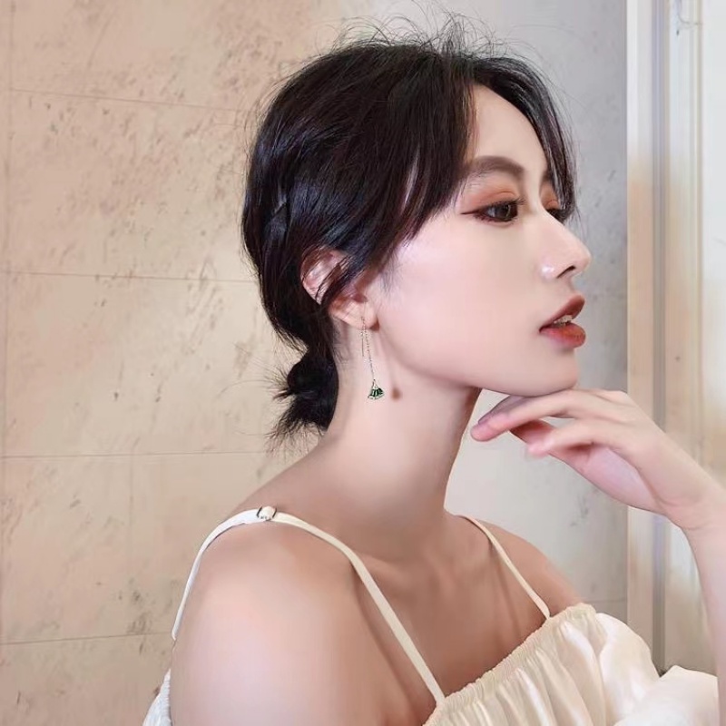 Bông Tai Màu Vàng Kim Phong Cách Hoàng Cung Sang Trọng Cổ Điển Cho Nữ
