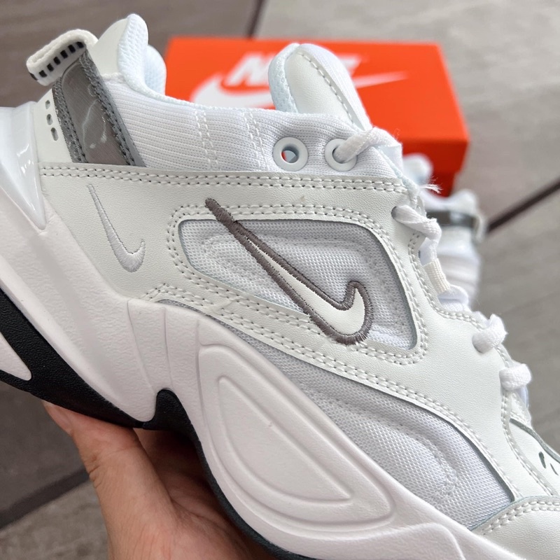 GIÀY SNEAKER  N-I-K-E M2K TRẮNG GÓT ĐEN CAO CẤP FULL BOX