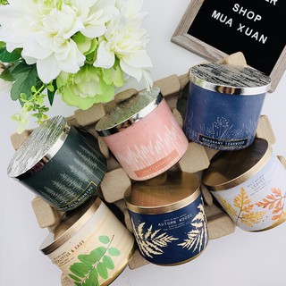 Nến thơm 3 bấc Bath & Body Works hàng Mỹ - NHIỀU MÙI