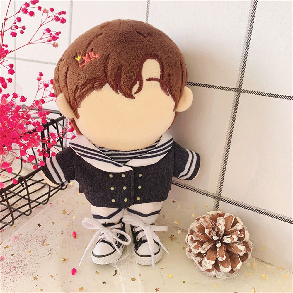 UPSTOP 1SET 20cm Mini Sweater Dolls Accessories Plush Toy Doll Supplies Clothes Birthday Gifts Cute Yellow Duck