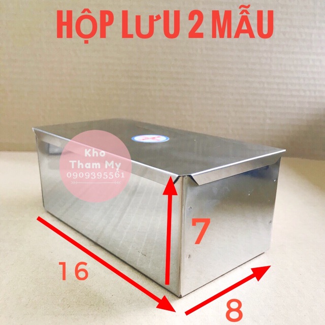 HỘP LƯU 2 MẪU INOX