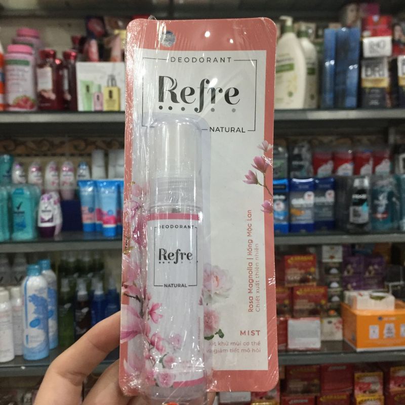 Xịt khử Mùi Hương Nước Hoa  Refre 30ml(đủ mùi)