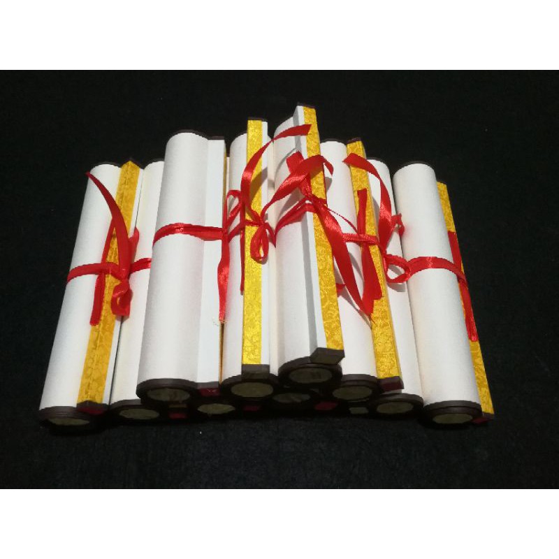 Cặp giấy viết câu đối đỏ 21x125cm