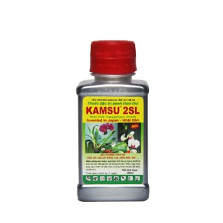 KAMSU 2SL chai 100ml - Thuốc đặc trị bệnh thán thư trên hoa kiểng Lan, Hồng, Mai