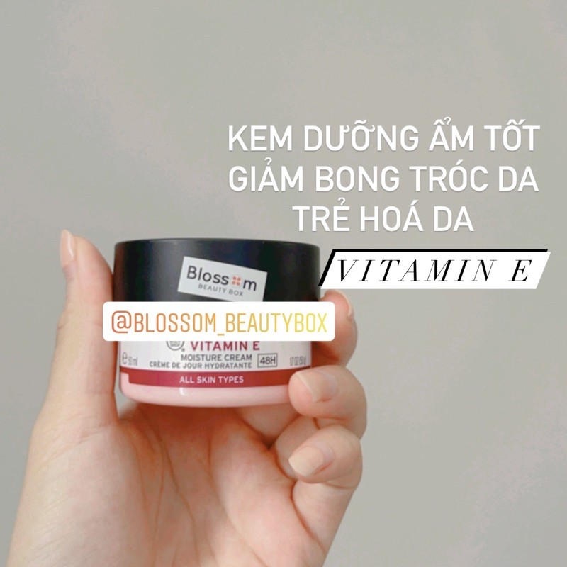 Kem dưỡng ẩm vitamin E 48H the body shop 50ML