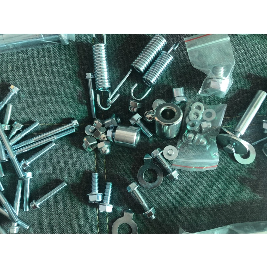 Trọn bộ đầy đủ óc tán pát cốt ráp mới nguyên xe honda dame+ cub 78+79+80+81 các loại