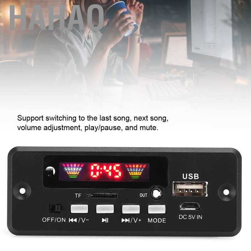 Bảng mạch giải mã âm thanh kèm điều khiển từ xa Mp3 Bluetooth 5.0