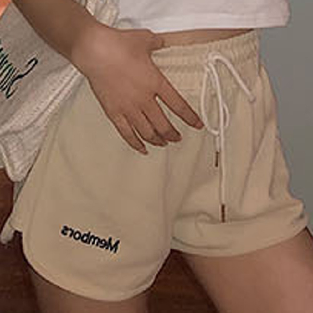 Quần Short Thể Thao Lưng Thun Dây Rút Phong Cách Hàn Quốc