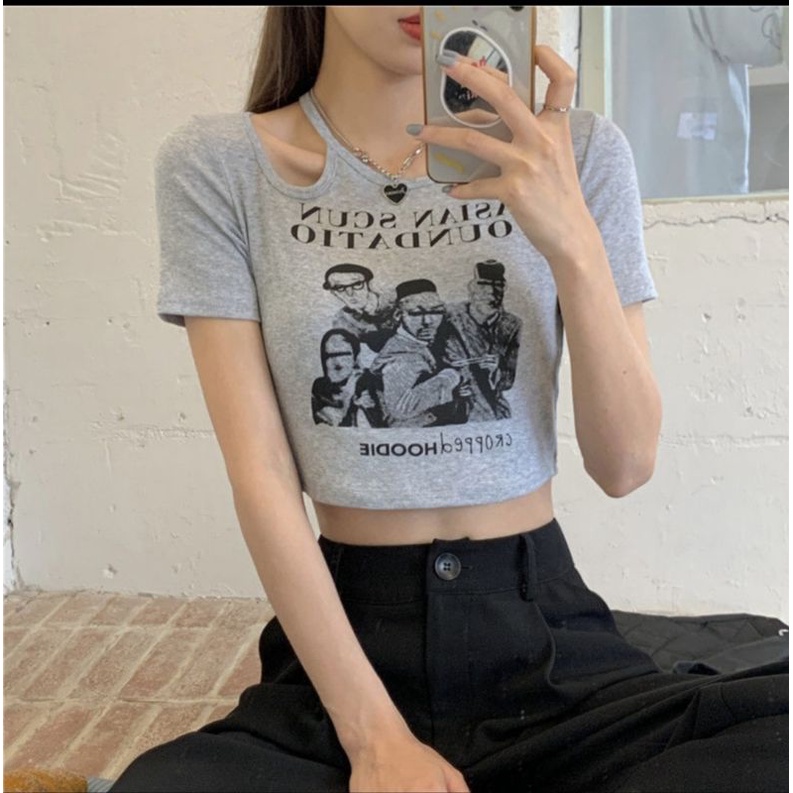 Áo croptop xinh xắn
