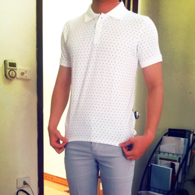 Áo phông chấm bi cho nam dáng ôm lịch lãm-hàng chất lượng rẻ đẹp bền | BigBuy360 - bigbuy360.vn