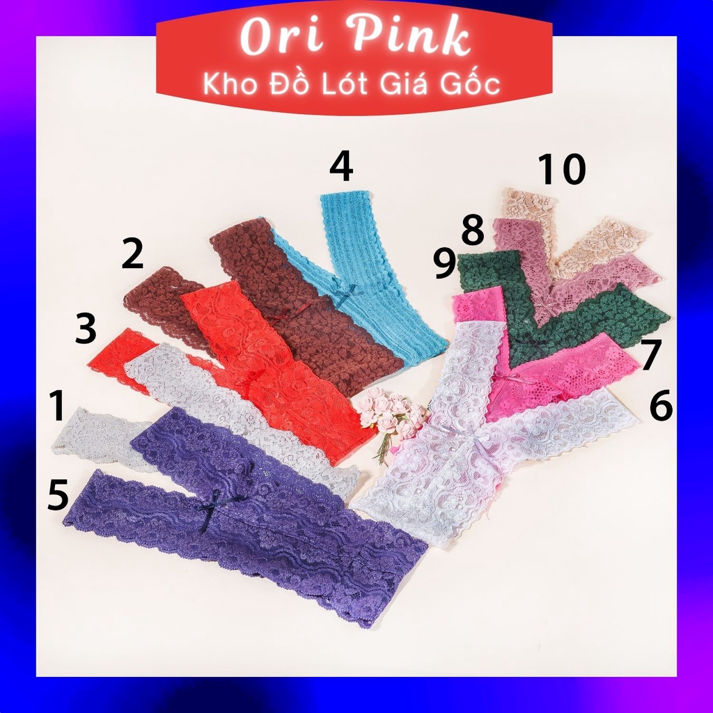 Quần lót lọt khe nữ sexy - Quần sịp nữ cao cấp thoáng mát ren hoa xuyên thấu gợi cảm- MS:LK02 | BigBuy360 - bigbuy360.vn