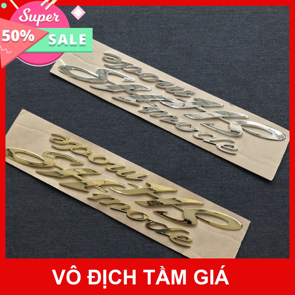 [GIÁ GỐC] CẶP TEM DÁN XE MÁY SH MODE DECAL NỔI SH MODE