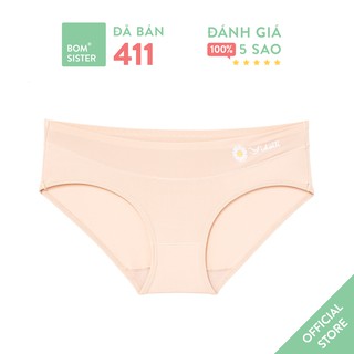 Quần lót thun màu trơn lưng gấp BOM SISTER Q3017