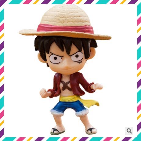 Mô Hình chibi One Piece các nhân vật ở Vương quốc Wano Luffy , Zoro , Usopp , Sanji