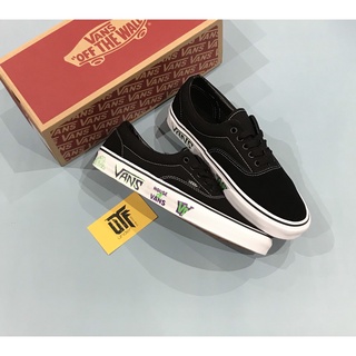 Giày vans era đen cổ thấp hoạ tiết vn0a5kx5ba2