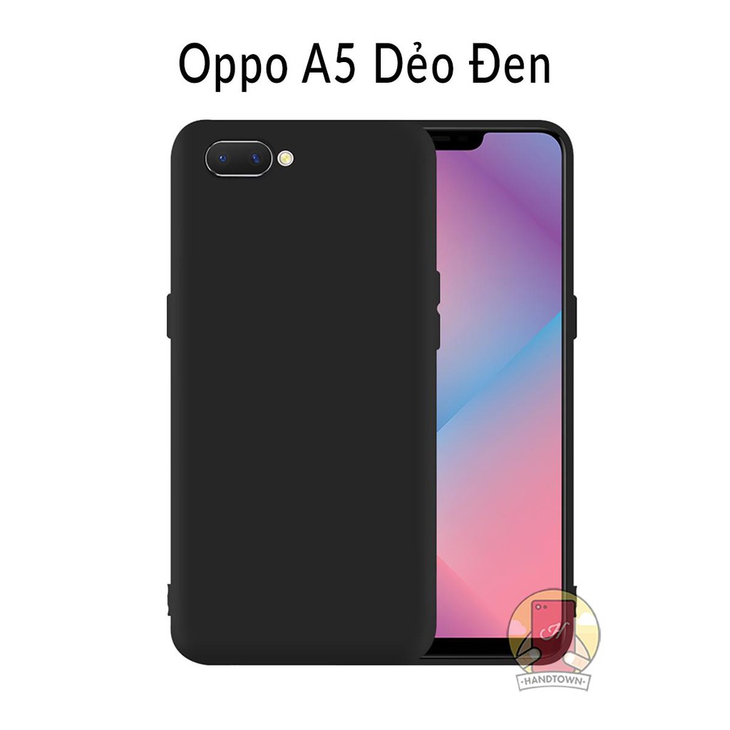Ốp lưng OPPO A5 silicone cao cấp dẻo nhám chống trầy