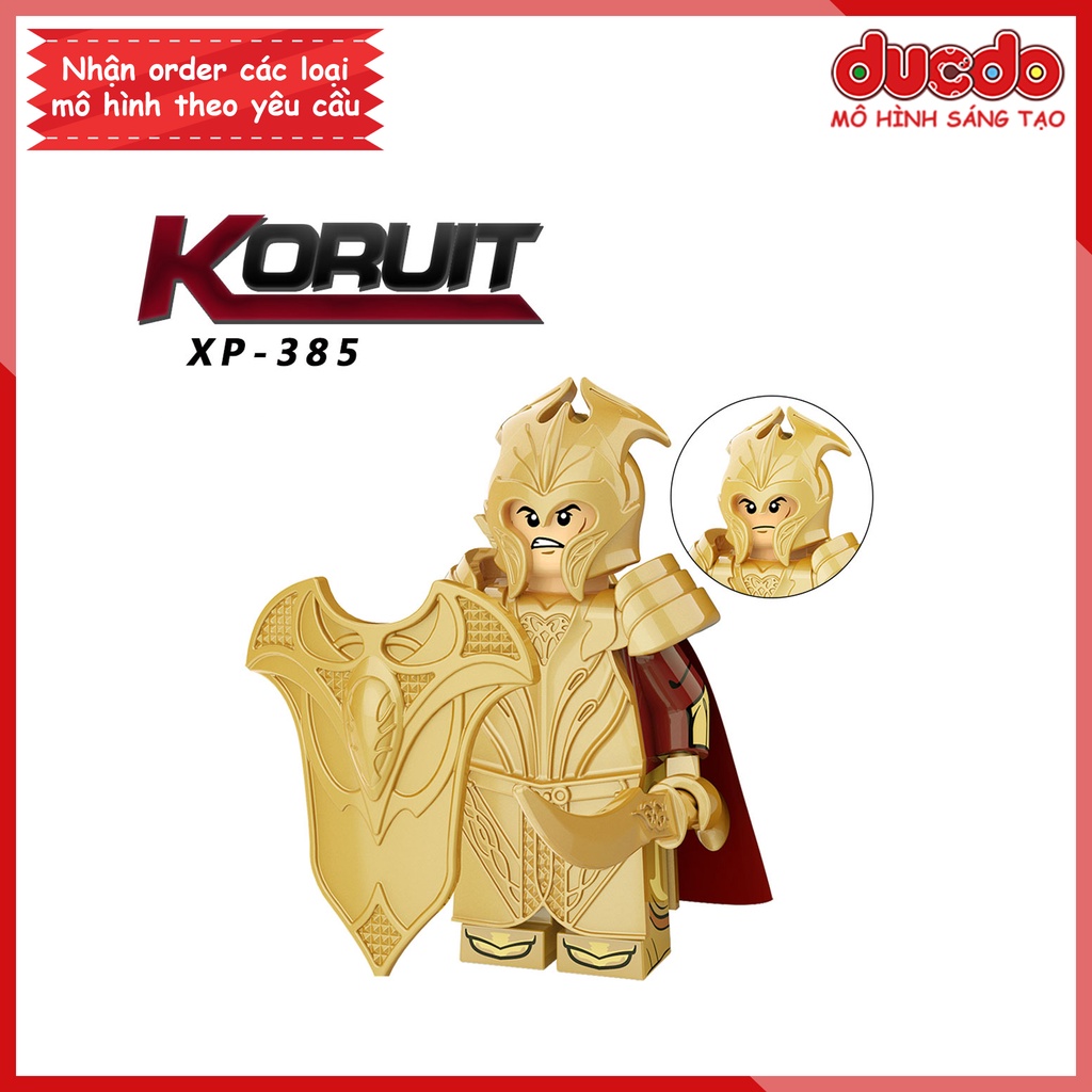 Minifigures nhân vật chiến binh phim Chúa Tể Những Chiếc Nhẫn - Đồ chơi Lắp ghép Xếp hình Mô hình Mini KORUIT KT1050