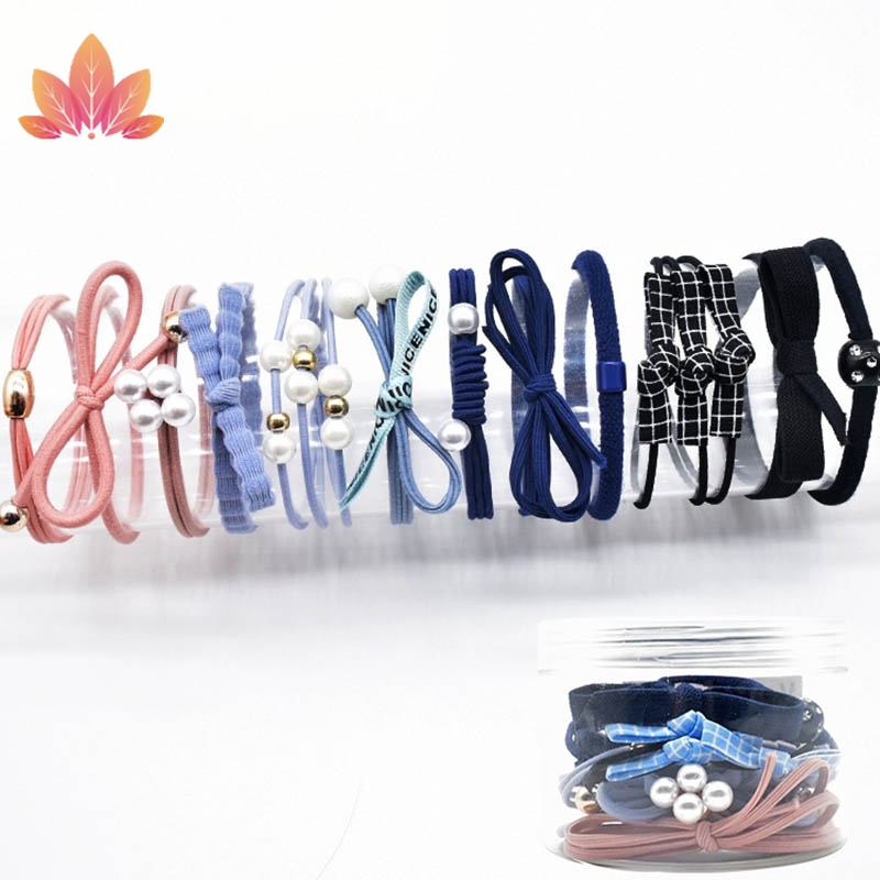 Set 12 Dây Buộc Tóc Jp5 Xinh Xắn Cho Nữ