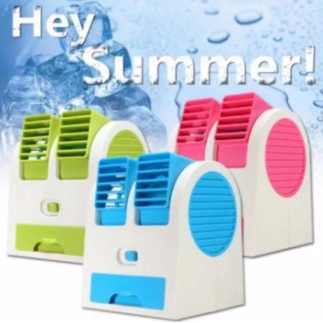 QUẠT HƠI NƯỚC MINI 2 CỬA CÓ KHAY ĐÁ ĐỂ LÀM MÁT DỄ DÀNG ĐIỀU CHỈNH