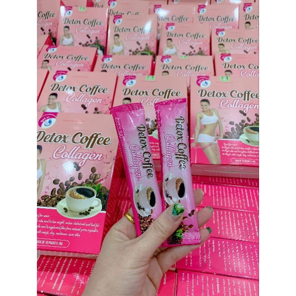 Coffee collagen- thải độc tố- dảm mỡ thừa -làm đẹp da