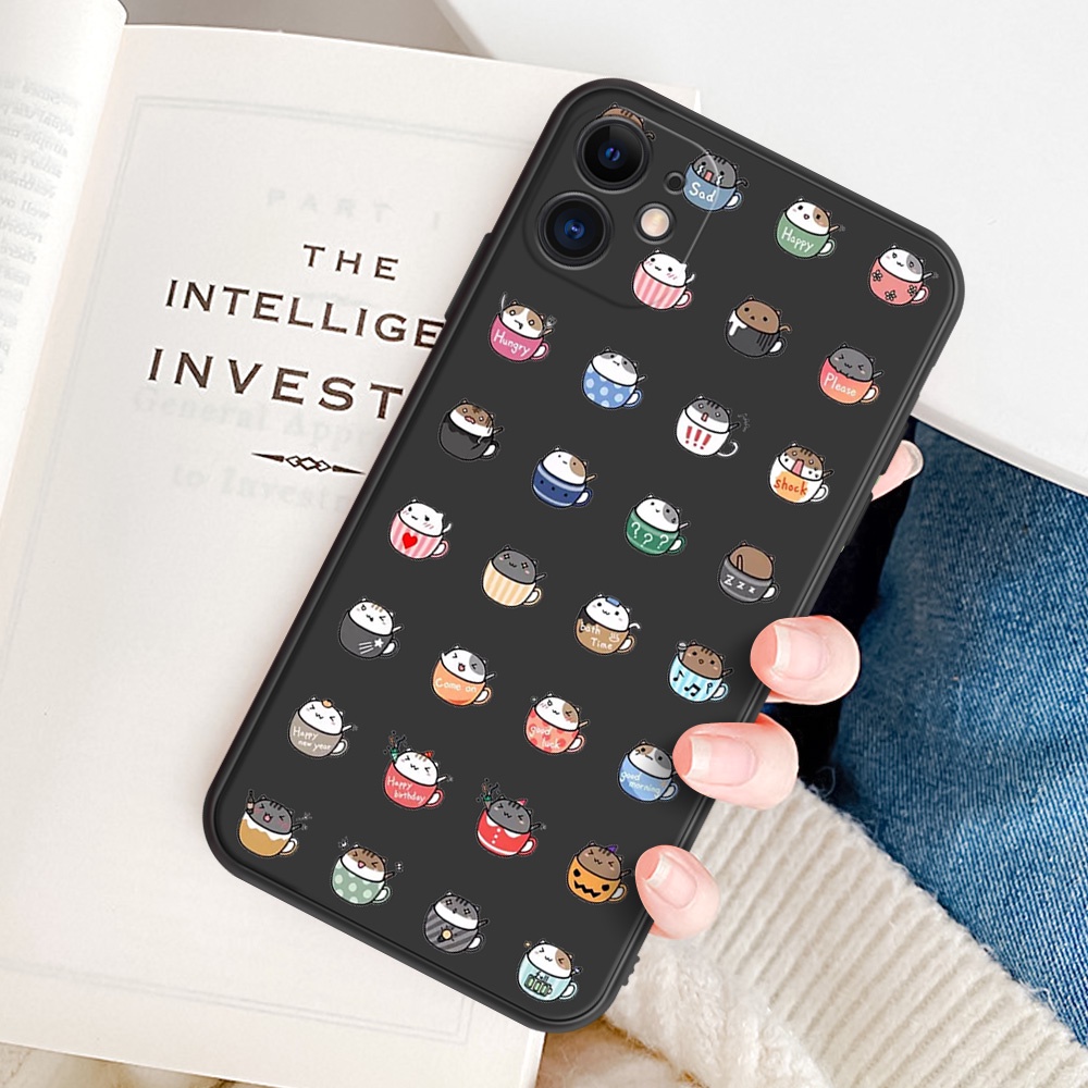 Ốp Điện Thoại Silicone Mềm In Hình Mèo TPA Cho Oneplus 8 PRO 9RT 7 PRO 7T PRO #H165