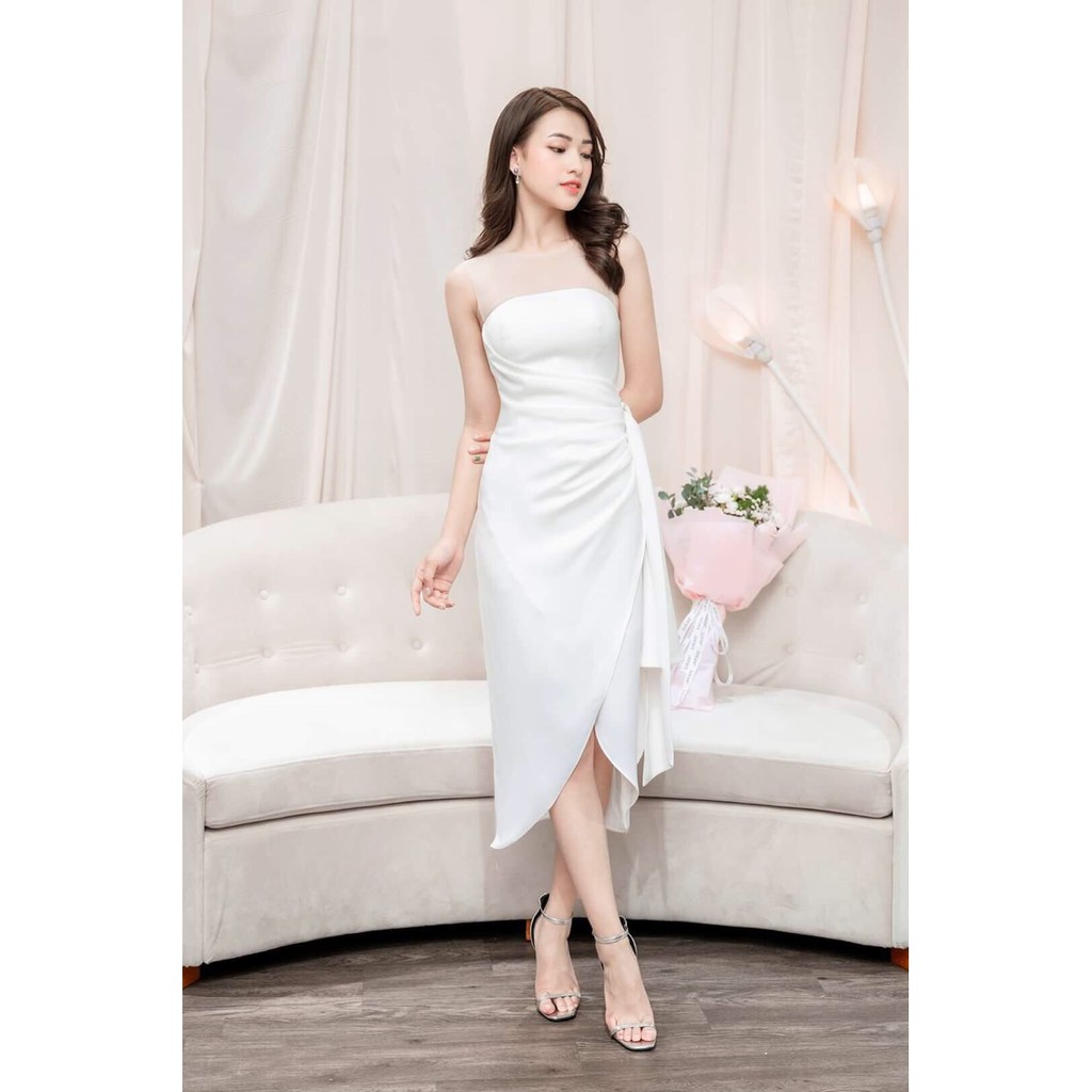 Đầm dự tiệc cúp ngực xẻ tà sang trọng Cin Dress