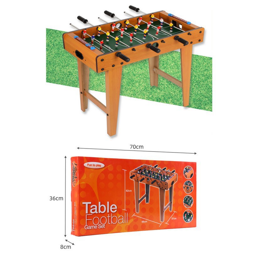 Bàn bóng đá gỗ - Bàn bi lắc cỡ lớn cực kì cao cấp Table Top Football