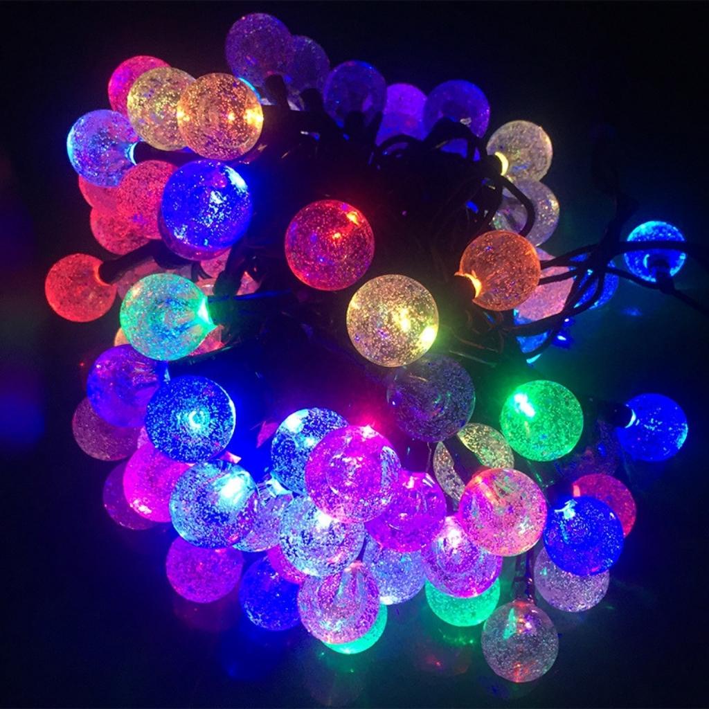 Dây Đèn Led Trang Trí CHERRY Bọt Bi, Trang Trí Cây Quất, Đào, Mai Ngày Tết - Đèn Bi Tròn SHOPNHATPHONG