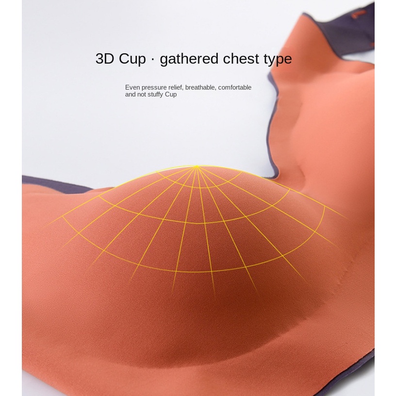 Áo Lót Lụa Lạnh Không Gọng Không Đường May Plus Size Lớn Cho Nữ